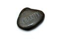 Charity stone Royalty Free Stock Photo