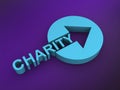 charity word on purple