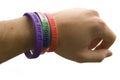 Charity wristbands cutout