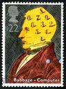 Charles Babbage UK Postage Stamp