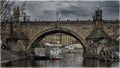 Charles Bridge aka Karluv most in Prague, Chezh Republic Royalty Free Stock Photo