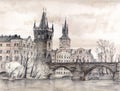 Charles Bridge in art