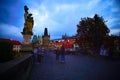 At the charles bridge