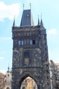 Charles Bridge Old Town bridge tower, Prague Royalty Free Stock Photo