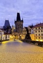 Charles Bridge- Prague Royalty Free Stock Photo