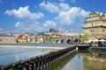 Charles bridge, Prague castle (UNESCO), Czech republic Royalty Free Stock Photo