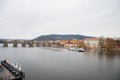 Charles Bridge in Prague Royalty Free Stock Photo