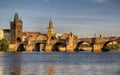 Charles Bridge in Prague Royalty Free Stock Photo