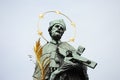 Charles Bridge, Prague, Czech Republic - May 2010: Saint John of Nepomuk Royalty Free Stock Photo