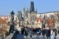 Charles Bridge, Prague Royalty Free Stock Photo