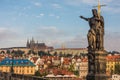 At Charles Bridge in Prague