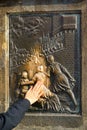 Charles Bridge statue Nepomuk