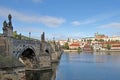 Charles Bridge and the Vltava River