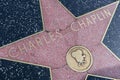 Charles Chaplin star on the Hollywood Walk of Fame Royalty Free Stock Photo