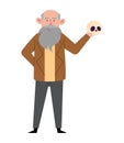 charles darwin illustration Royalty Free Stock Photo