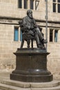 Charles Darwin Statue Shrewsbury Royalty Free Stock Photo