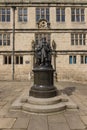 Charles Darwin Statue Shrewsbury Royalty Free Stock Photo