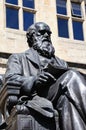 Charles Darwin Statue, Shrewsbury. Royalty Free Stock Photo