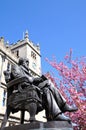 Charles Darwin Statue, Shrewsbury. Royalty Free Stock Photo