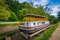 The Charles F. Mercer Canal Boat, at Chesapeake & Ohio Canal Nat Royalty Free Stock Photo