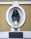 Charles I Bust on Whitehall in London, UK Royalty Free Stock Photo