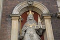 Charles I Statue, City Hall, Worcester; England