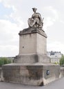 Charles Marville, Allegorical Sculpture of Industry on the bridge Carrouse