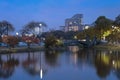 Charles river Boston on an Autumn Afternoon Royalty Free Stock Photo