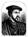 Charles V, Emperor of Germany, vintage illustration