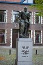 Charles V statue Keizer Karel V in Prinsenhofplein square, in the old town of Ghent, Belgium
