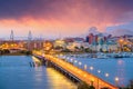 Charleston city downtown skyline, cityscape of South Carolina