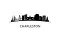 Charleston city South Carolina skyline.