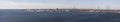 Charleston harbor panorama Royalty Free Stock Photo