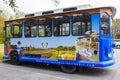 Charleston Harbor Resort & Marina Guest Trolley Royalty Free Stock Photo