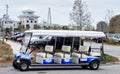 Charleston Harbor Resort & Marina Stretch Golf Cart Royalty Free Stock Photo