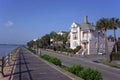 Charleston home by the harbor Royalty Free Stock Photo