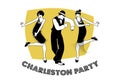 Charleston Party Royalty Free Stock Photo