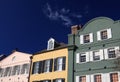 Charleston's Rainbow Rooftops Royalty Free Stock Photo