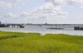 Charleston SC,August 7th:Cooper River Landscape from Charleston in South Carolina