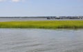 Charleston SC,August 7th:Cooper River Landscape from Charleston in South Carolina Royalty Free Stock Photo