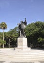 Charleston SC,August 7th:Monument of Confederate Defenders of Charleston from Charleston in South Carolina Royalty Free Stock Photo