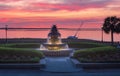 Charleston SC Waterfront Park Sunrise Royalty Free Stock Photo