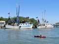 Charleston, South Carolina, May 7, 2017, Kayakers on Shem Creek