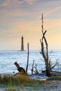 Charleston South Carolina Morris Island Lighthouse Royalty Free Stock Photo