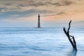 Charleston South Carolina Morris Island Lighthouse Sunrise Royalty Free Stock Photo