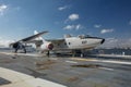 Charleston, South Carolina, United States, Novemner 2019, a Douglas Skywarrior on the flight deck of the USS Yorktown