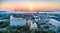 Charleston, South Carolina, USA Aerial from Marion Square Royalty Free Stock Photo