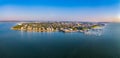 Charleston, South Carolina, USA Aerial Skyline Panorama Royalty Free Stock Photo