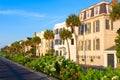 Charleston, South Carolina, USA homes along The Battery Royalty Free Stock Photo