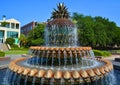 The Pineapple Fountain, Royalty Free Stock Photo